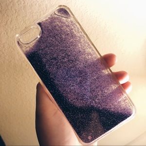 Liquid Purple Glitter iPhone 6 Case